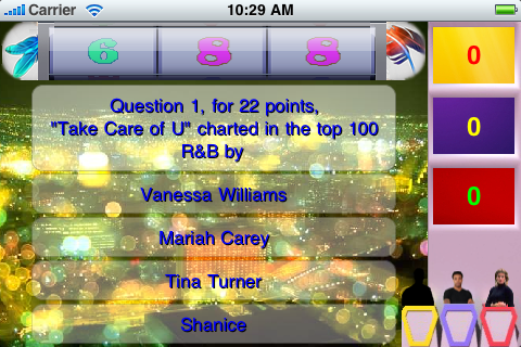 Screenshot R&B Music Game Show Screenshot R&B Music Game Show