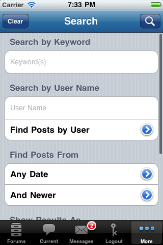 iPhone Screenshot 1